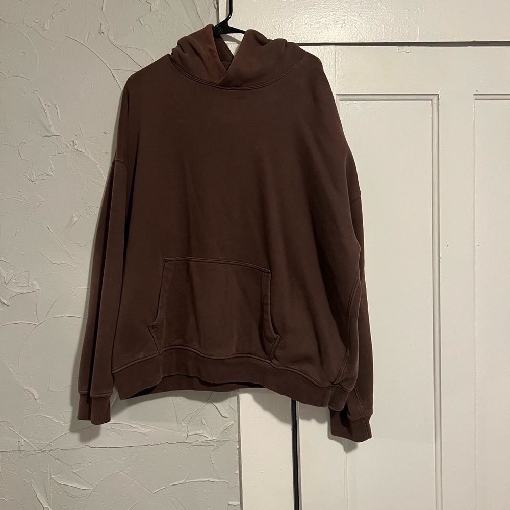 Espresso Brown A&F oversized Hoodie